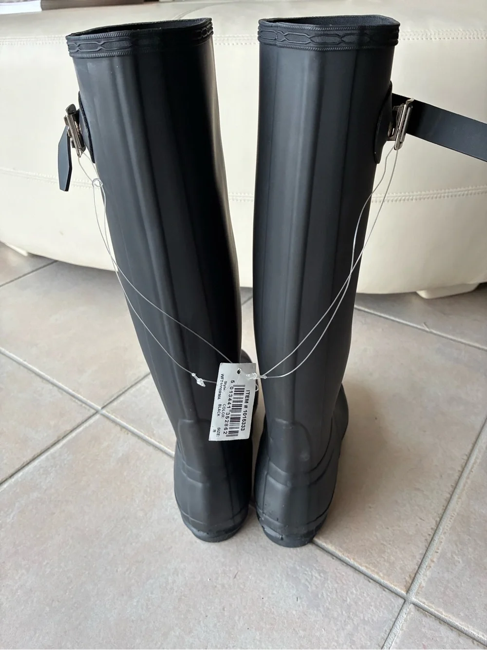 Hunter Black Gloss Rain Boots